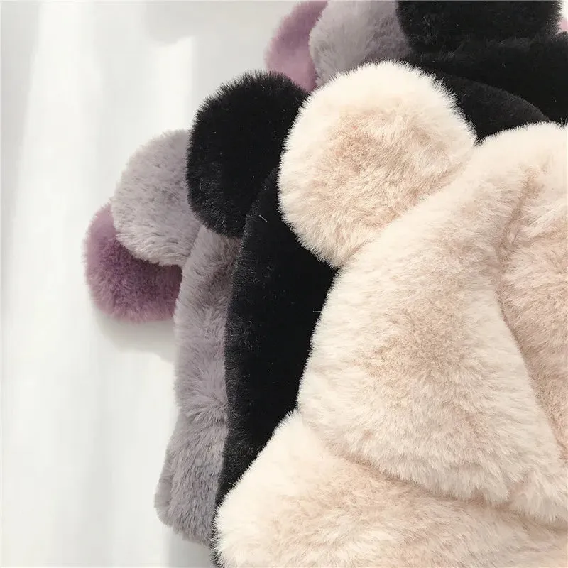 Bear Plush Bucket Hat