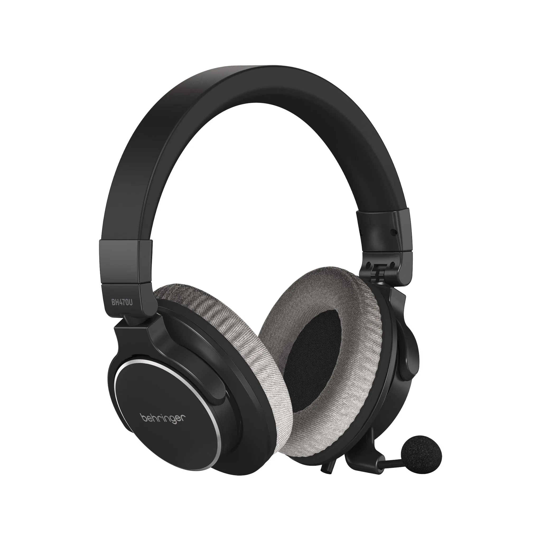 Behringer BH470U Premium Stereo Headset with Detachable Microphone and USB Cable