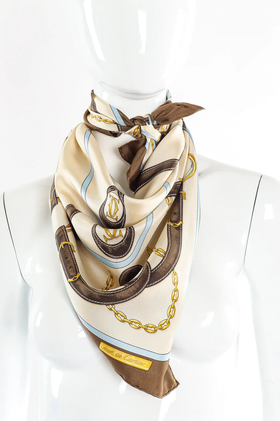 Belt Chain Print Scarf