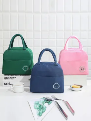 Bento Bag Bear Label 600D Oxford Cloth