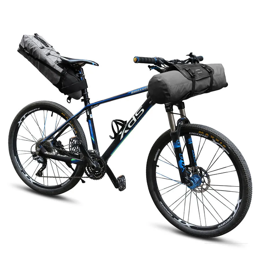 Bicycle Front Tube Bag Waterproof Bike Handlebar Basket Pack Cycling Front Frame Pannier Bicycle Accessories|大容量フロントバック 3-7L 伸縮 防水 ナイロン&TPU