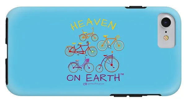 Bicycles Heaven On Earth - Phone Case