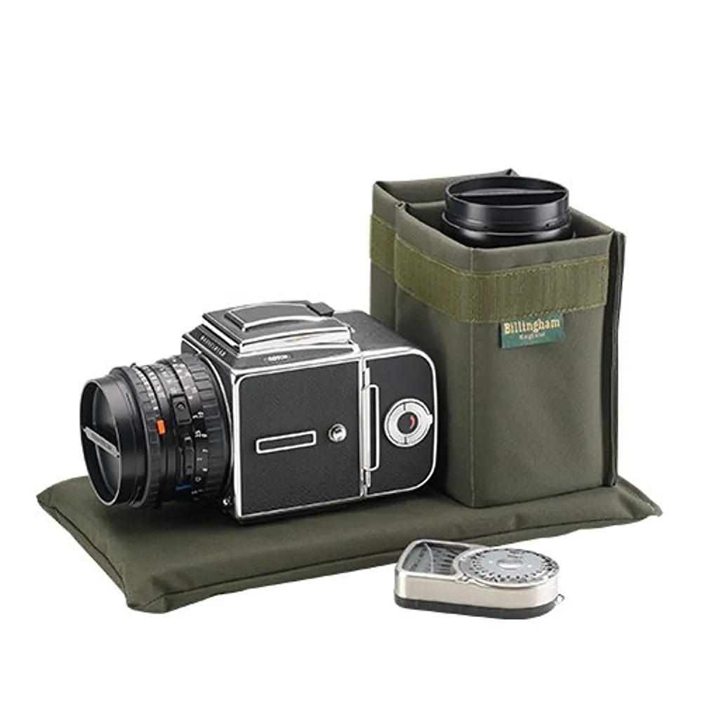 Billingham 207 Camera Bag | Black with Black Leather Trim