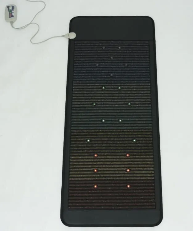 Black 7 Crystal Heating Mat, PEMF and Photon (red, green, purple)   FREE Belt
