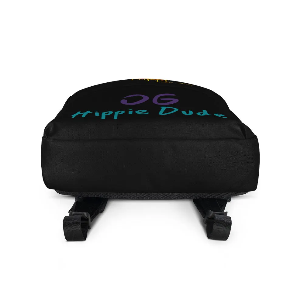 Black Backpack - OG Hippie Dude