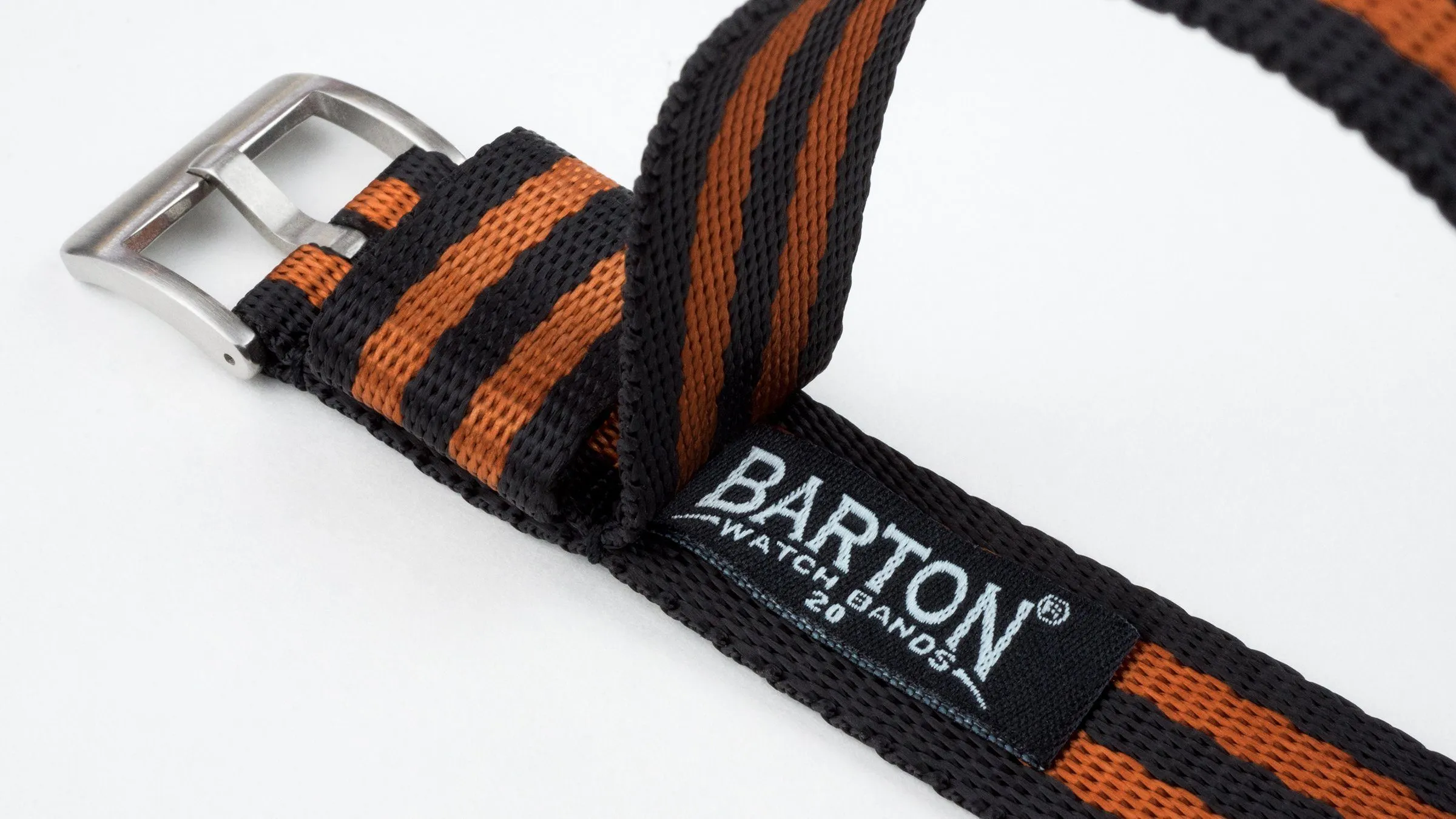 Black Burnt Orange Jetson NATO® style Watch Band (24mm SALE)