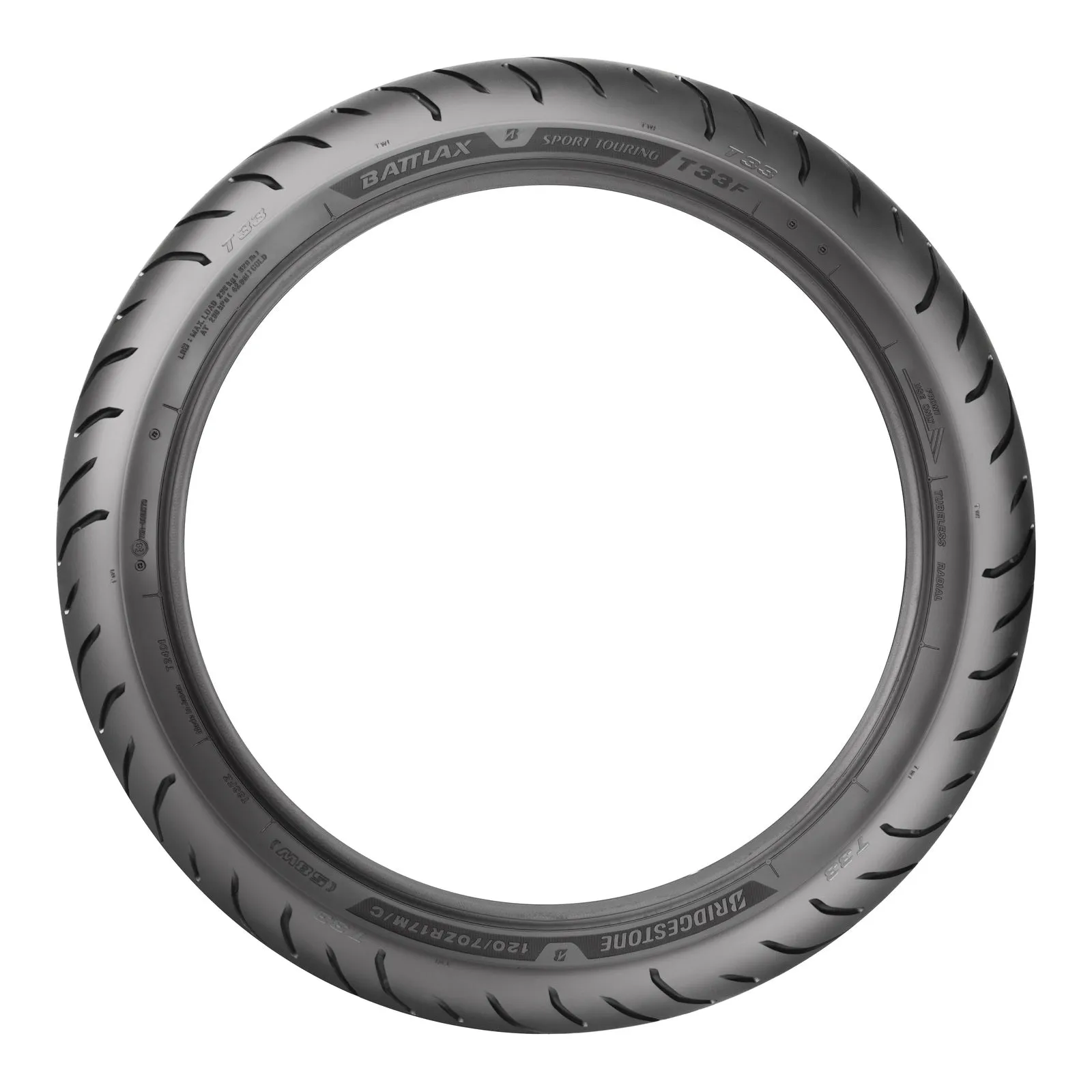 Bridgestone Battlax T33 Sport Touring Tyre Front 120/70ZR18 59W