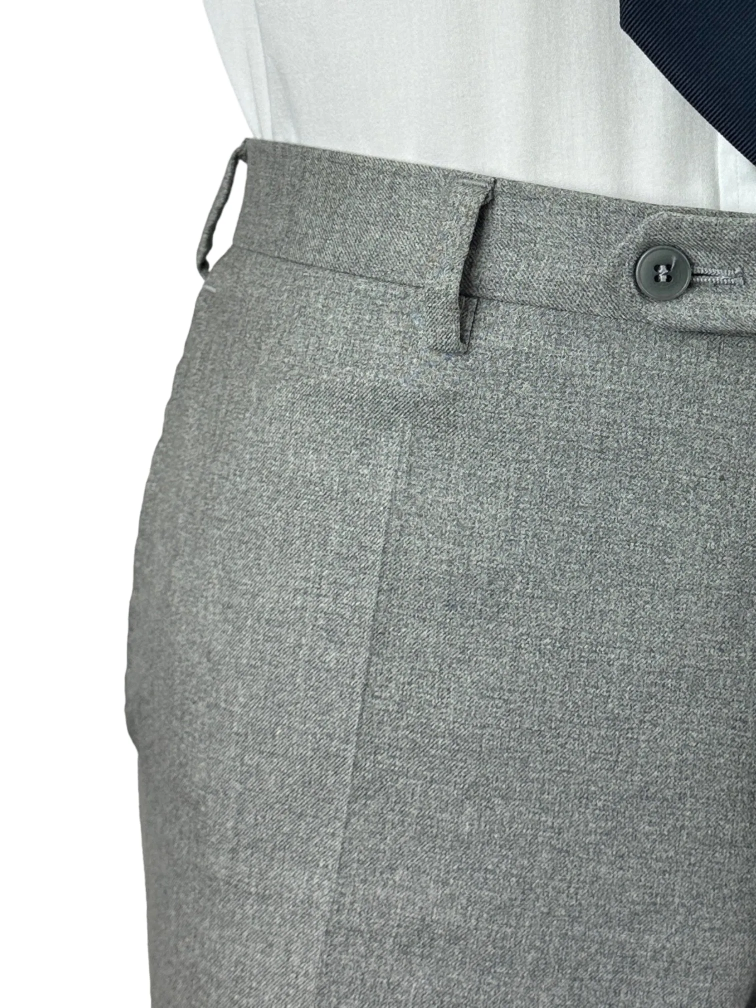 Brioni Light Grey Flannel Trousers