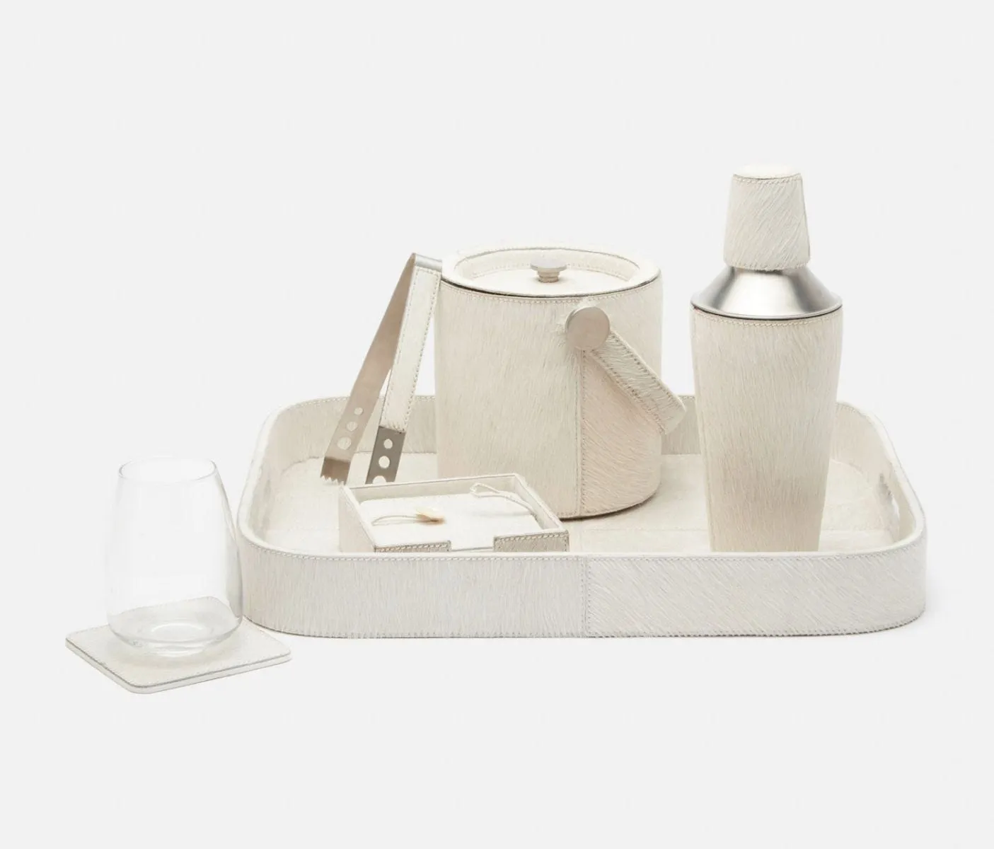 Browmley White Barware Collection