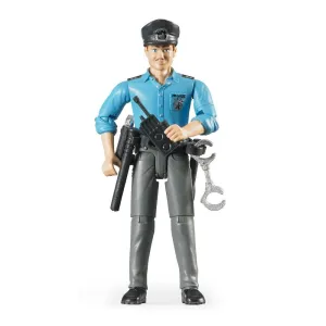 Bruder Policeman with Accessories, Light Skin