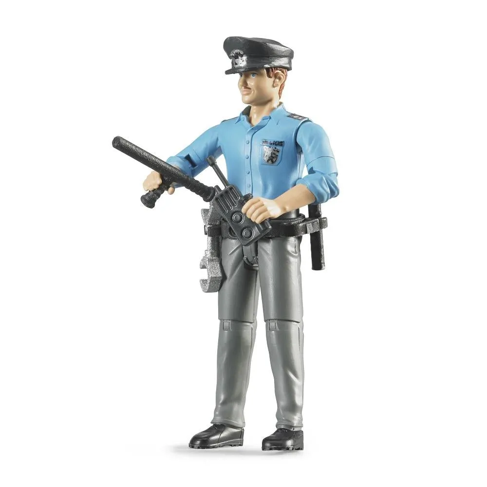 Bruder Policeman with Accessories, Light Skin