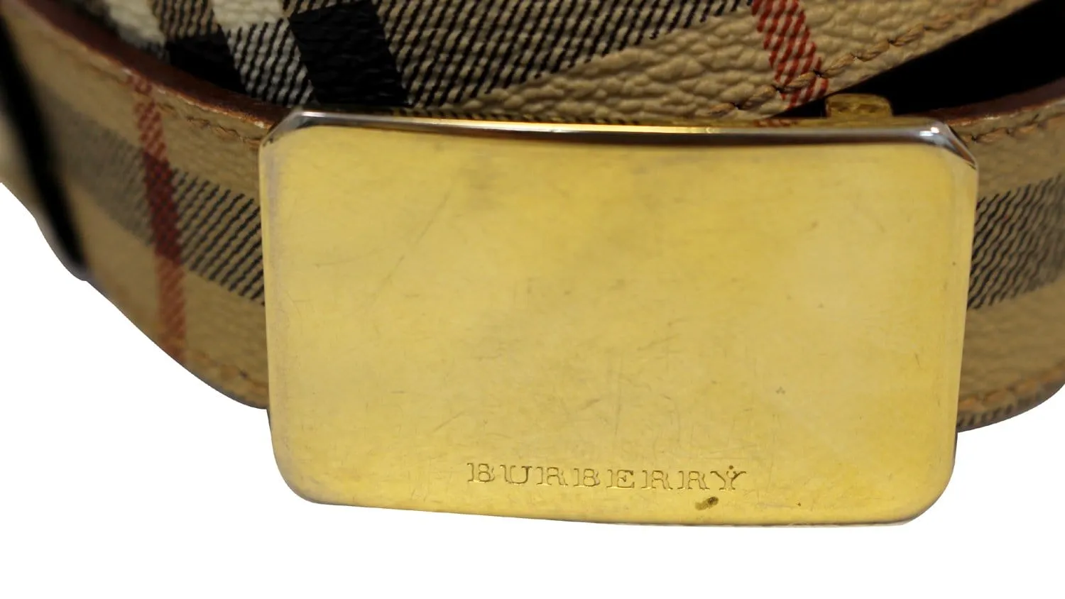 Burberry Barnsfield Horseferry Check Belt Size 38/95