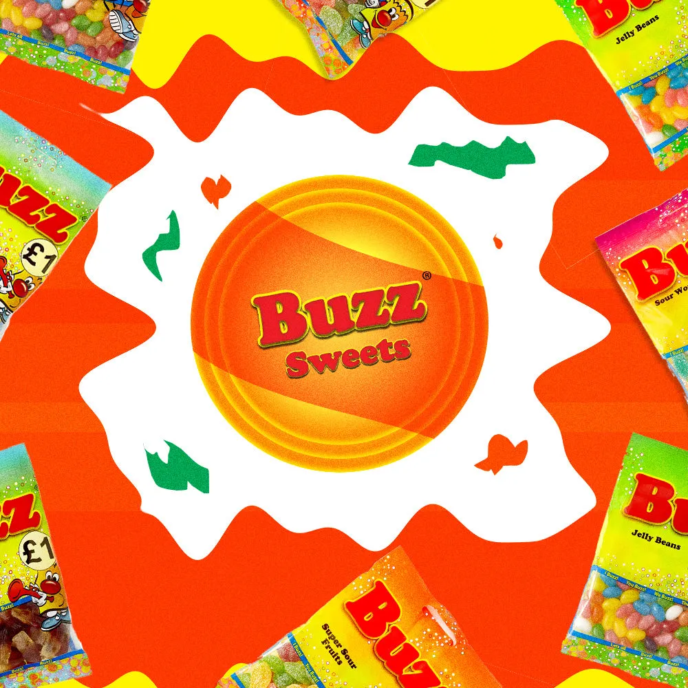 Buzz Sweets Strawberry & Cream | Share Pack