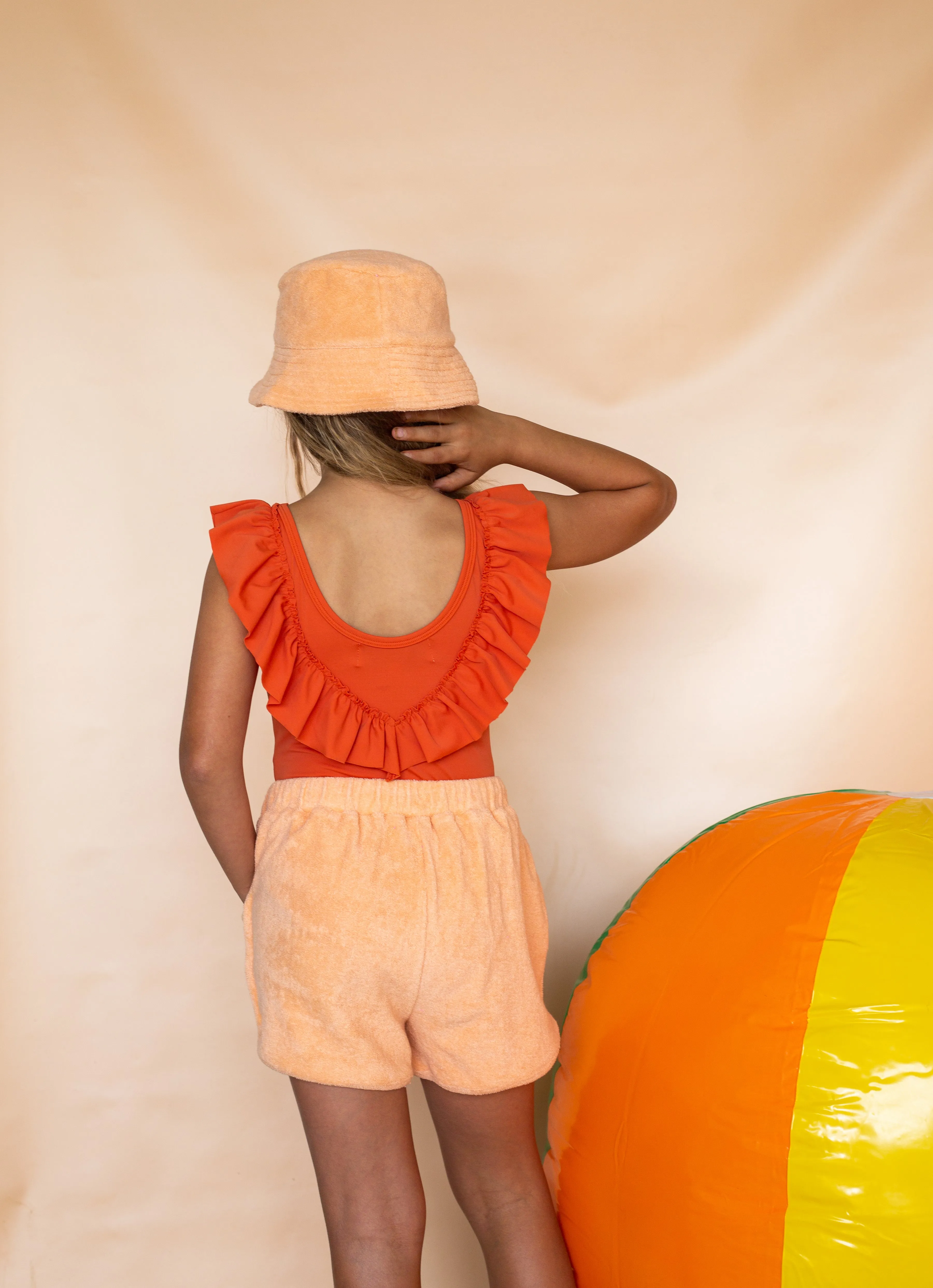 Callie Terry Shorts - Peach Nougat