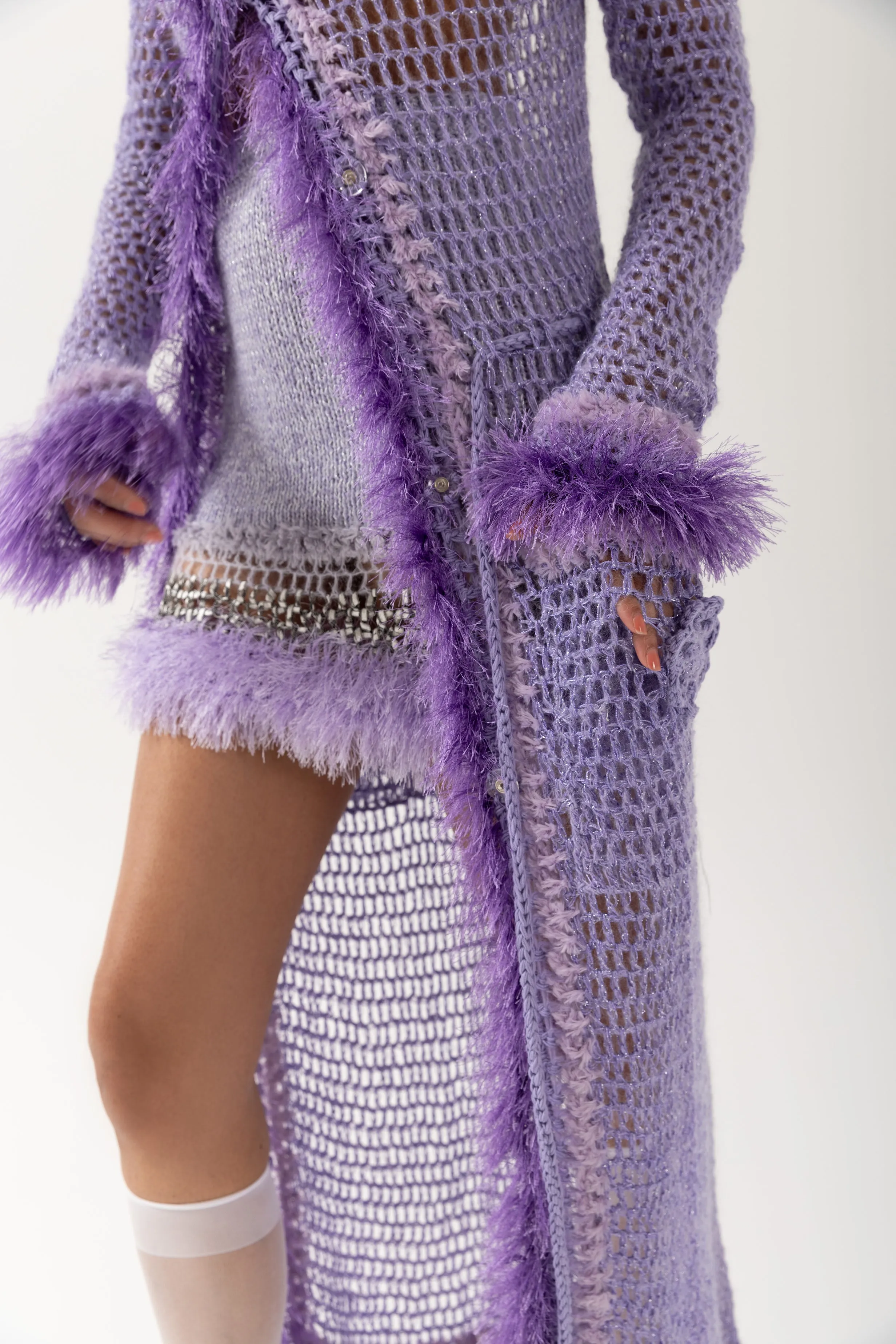 Camila Handmade Knit Cardigan-Dress