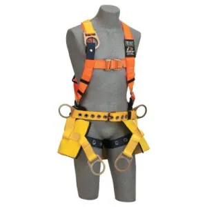 Capital Safety Chair Harness with Soft Seat Sling, Extended Back D-Ring and Side D-Rings, Small, 70007415592