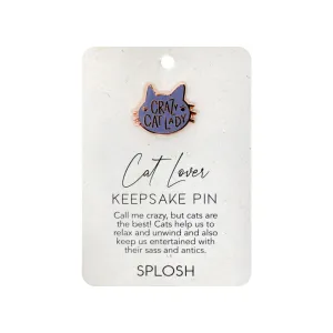Cat Lover Keepsake Pin
