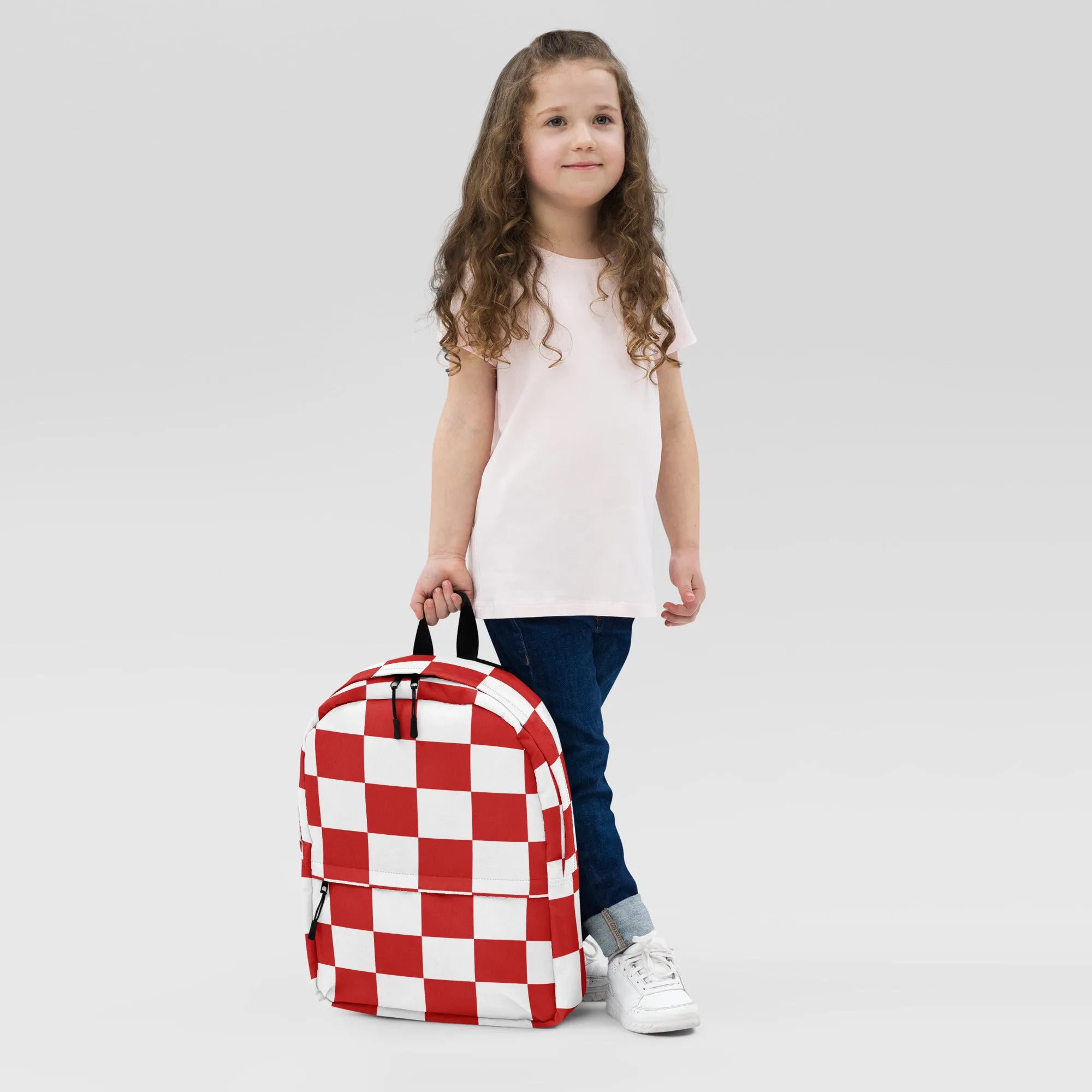 Checkered Backpack