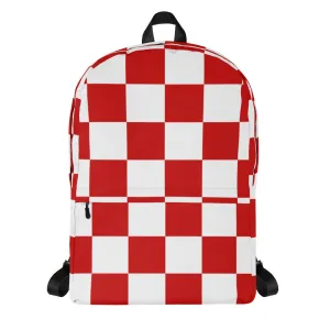 Checkered Backpack