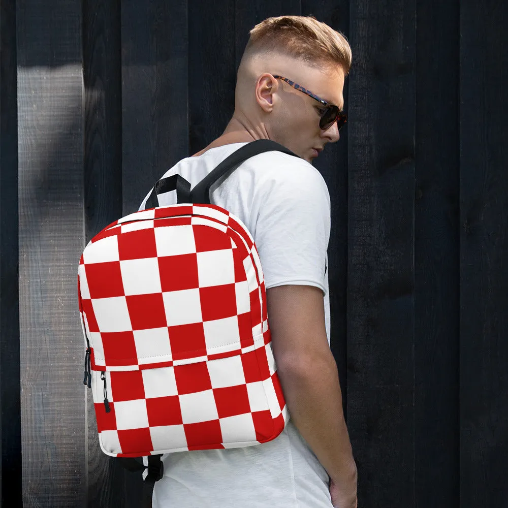 Checkered Backpack