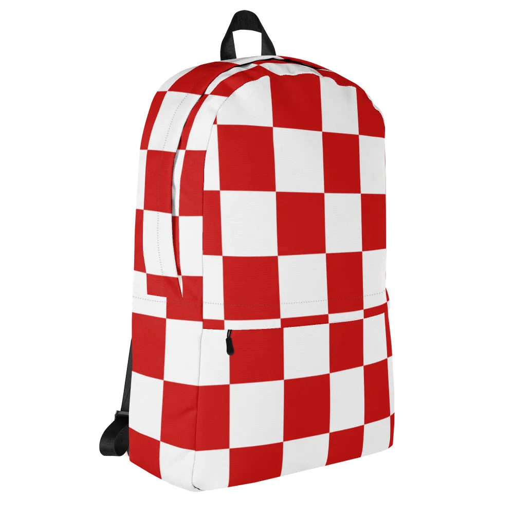Checkered Backpack