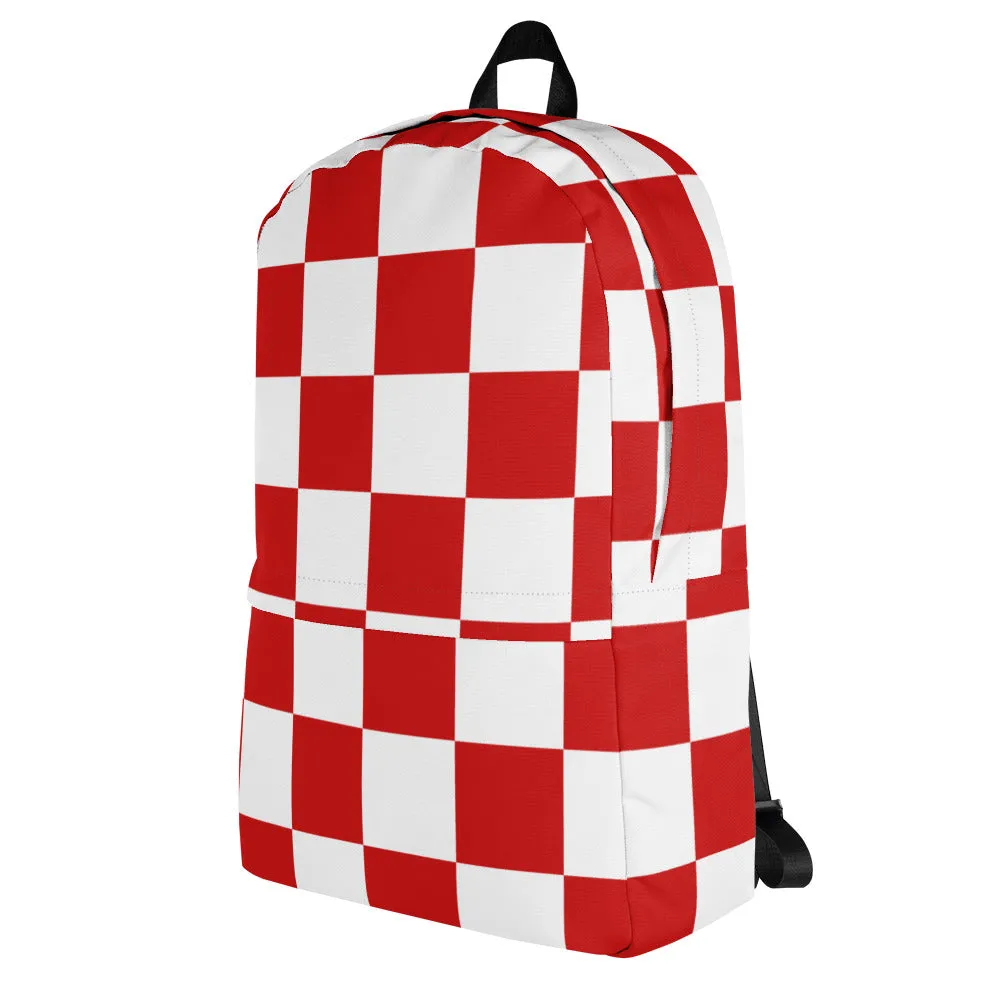 Checkered Backpack
