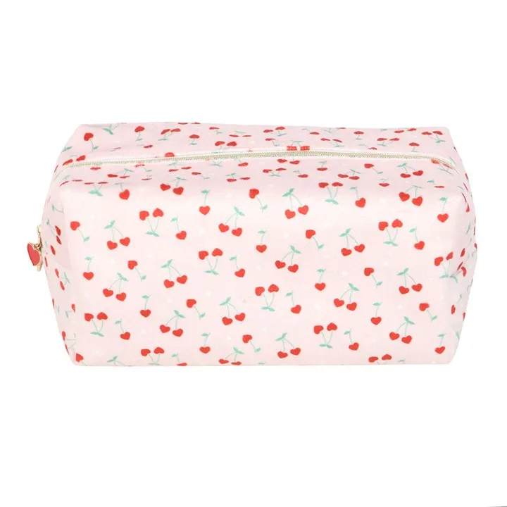 Cherry Hearts Toilerty/Make-Up Bag
