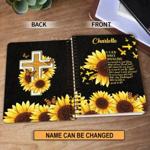 Christianart Spiral Journal, I Can Only Imagine, Personalized Spiral Journal, Jesus Spiral Journal.