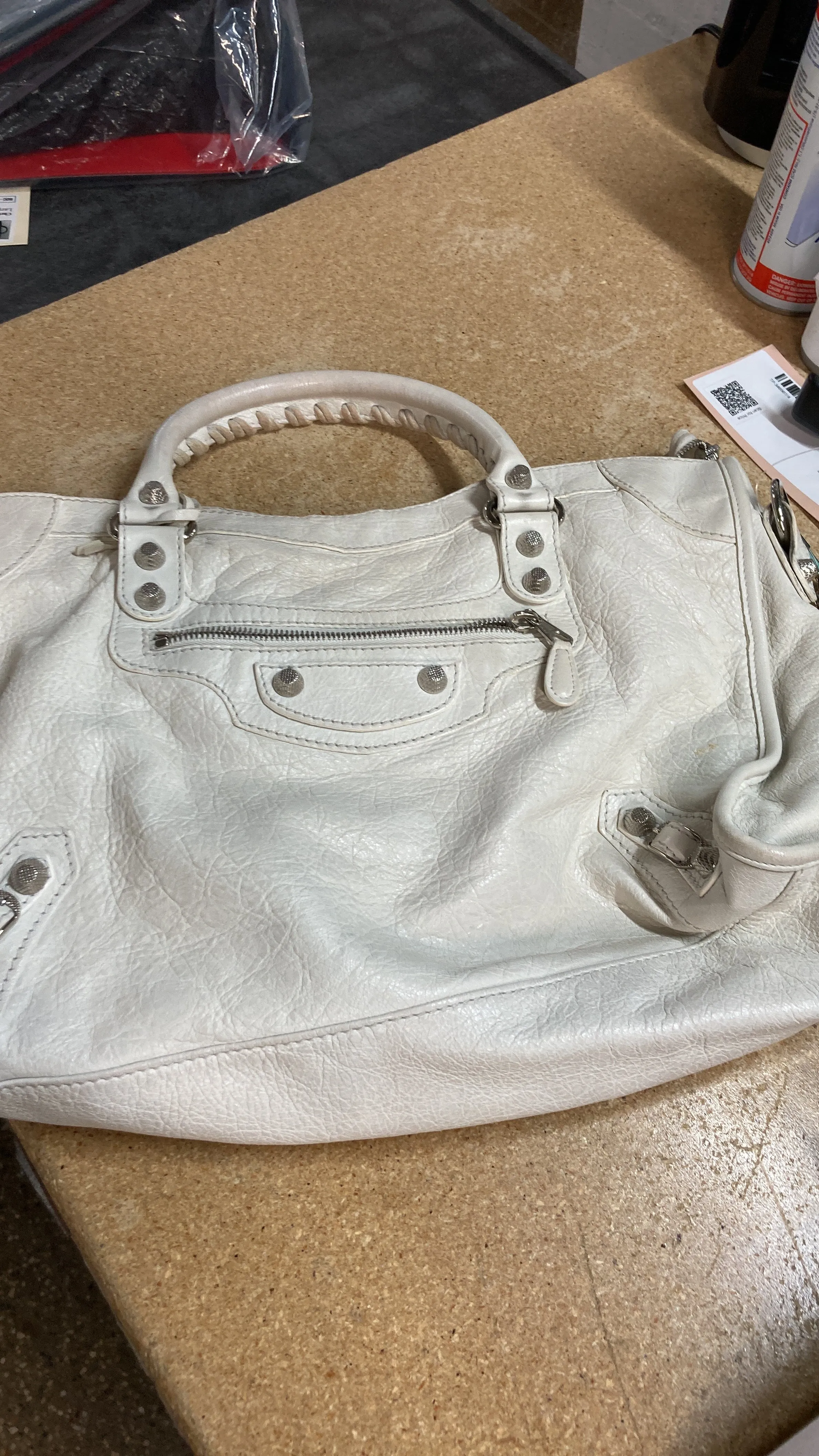 City Classic Studs Bag Leather Small