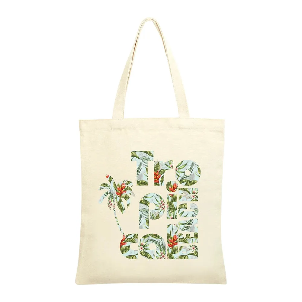 Corduroy Canvas Tote for Women - Reusable Shoulder Bag - Shopper & School Handbag