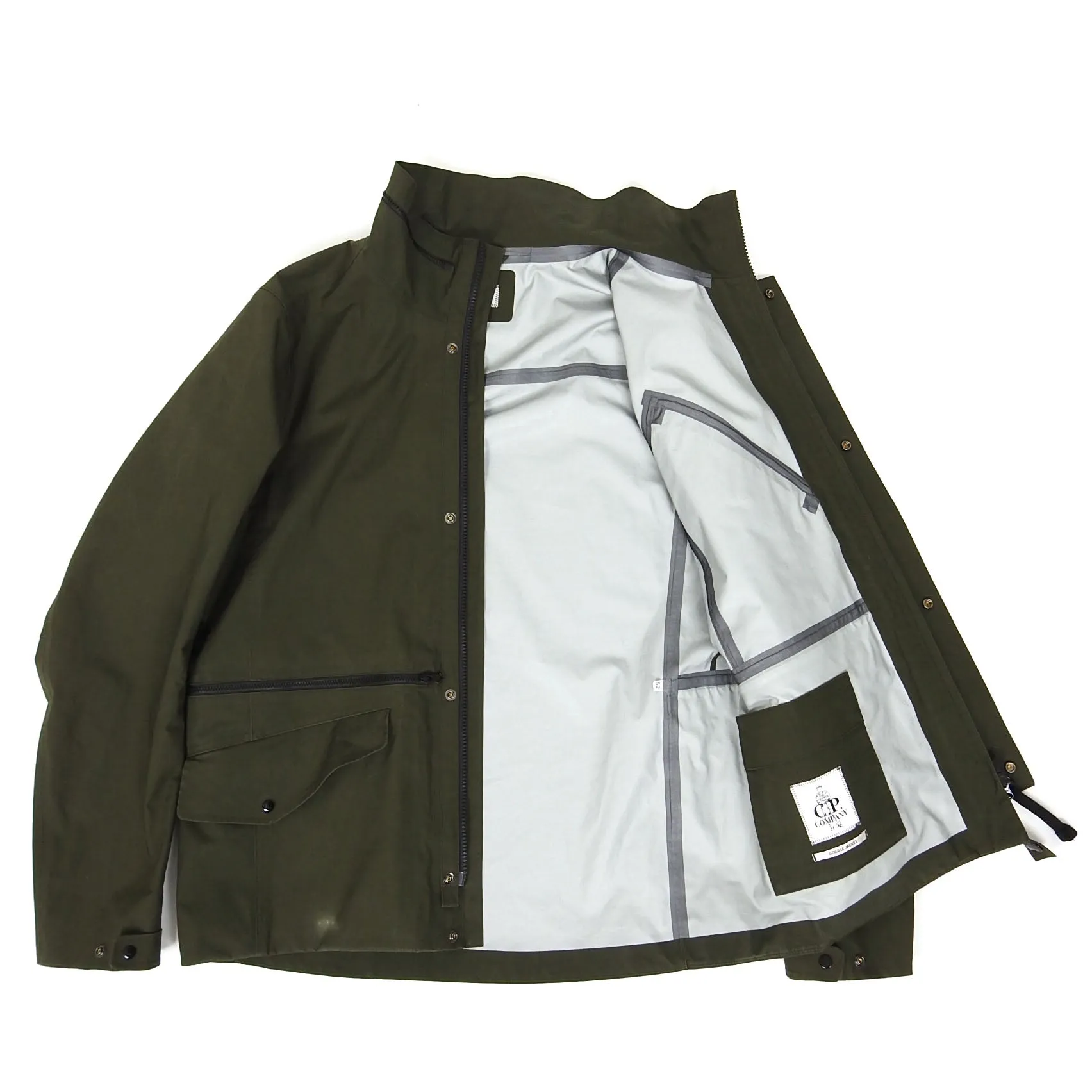 CP Company Goggle Waterproof Jacket Green Size 52