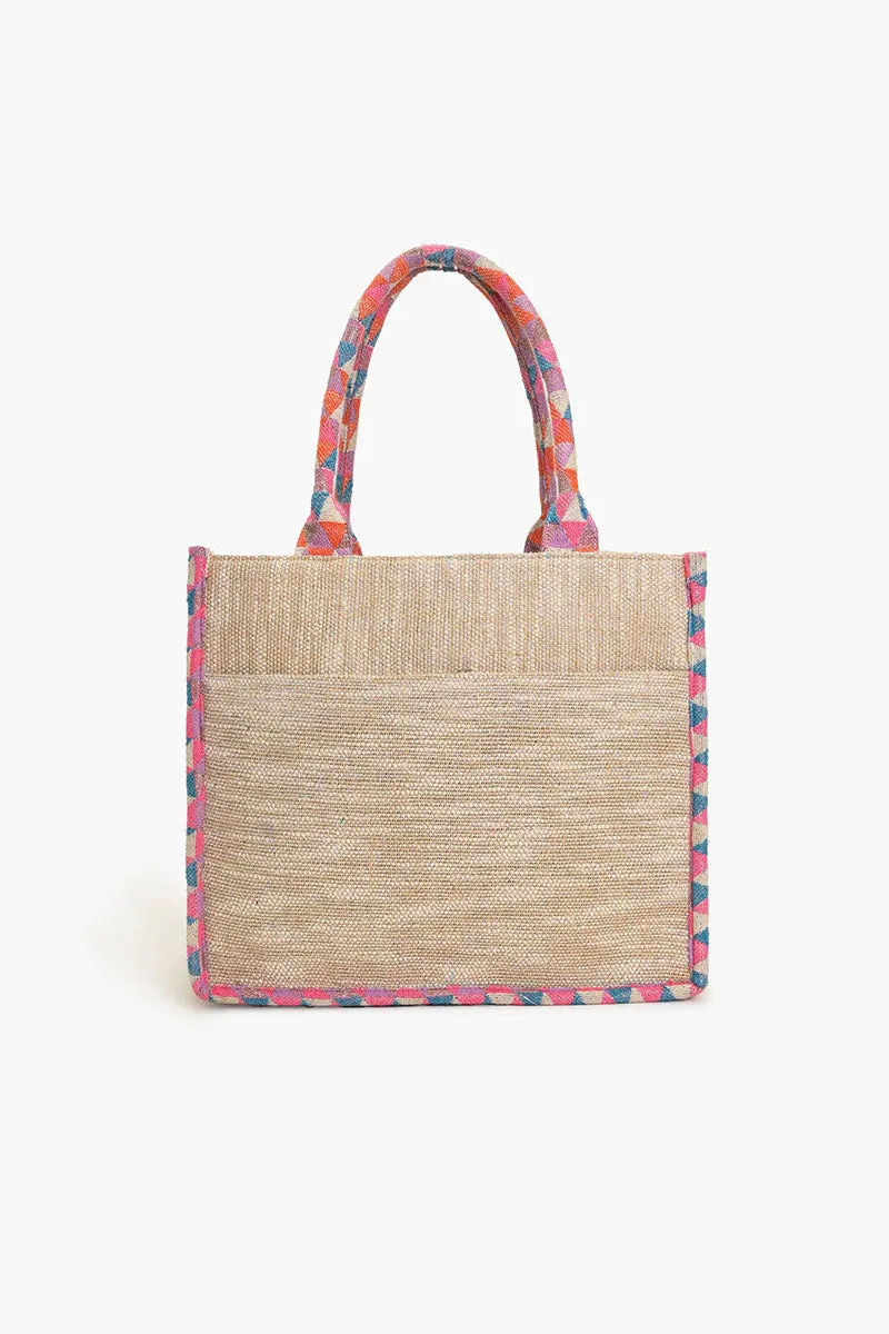Crab Shell Embelished Tote