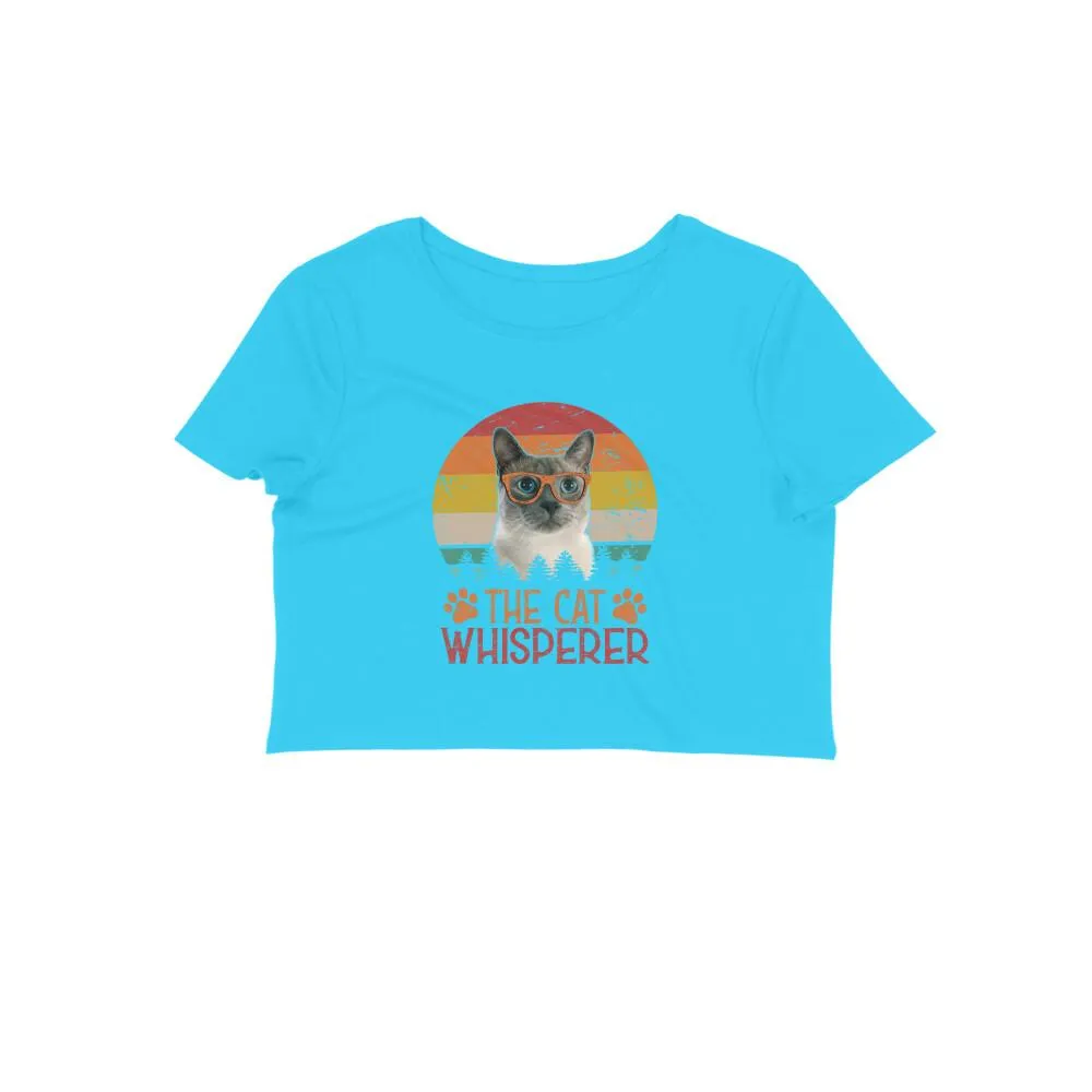 Crop Top (Women) - The Cat Whisperer (9 Colours)