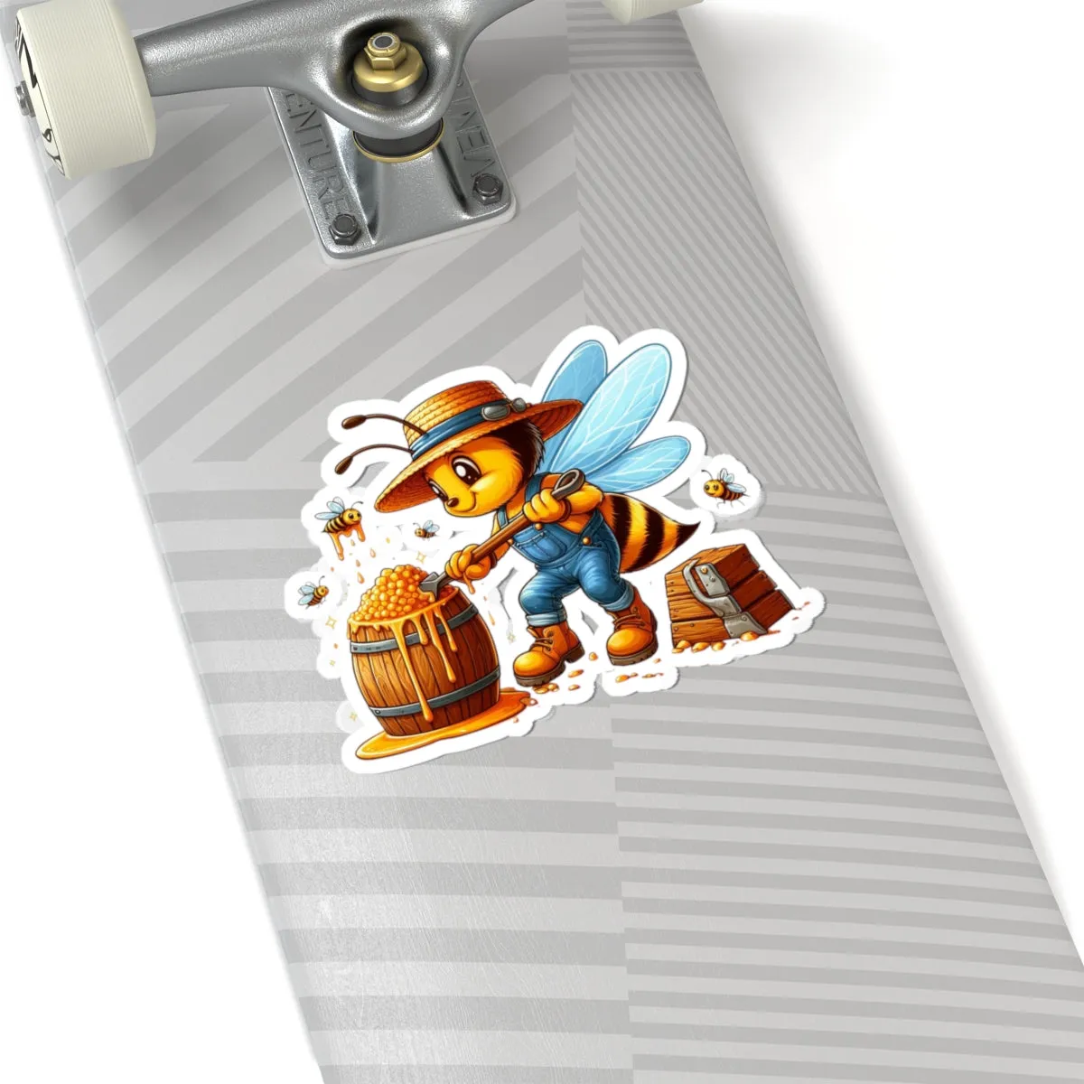 Cute Honey Bee Kiss-Cut Stickers for Spring Decor and Gifts