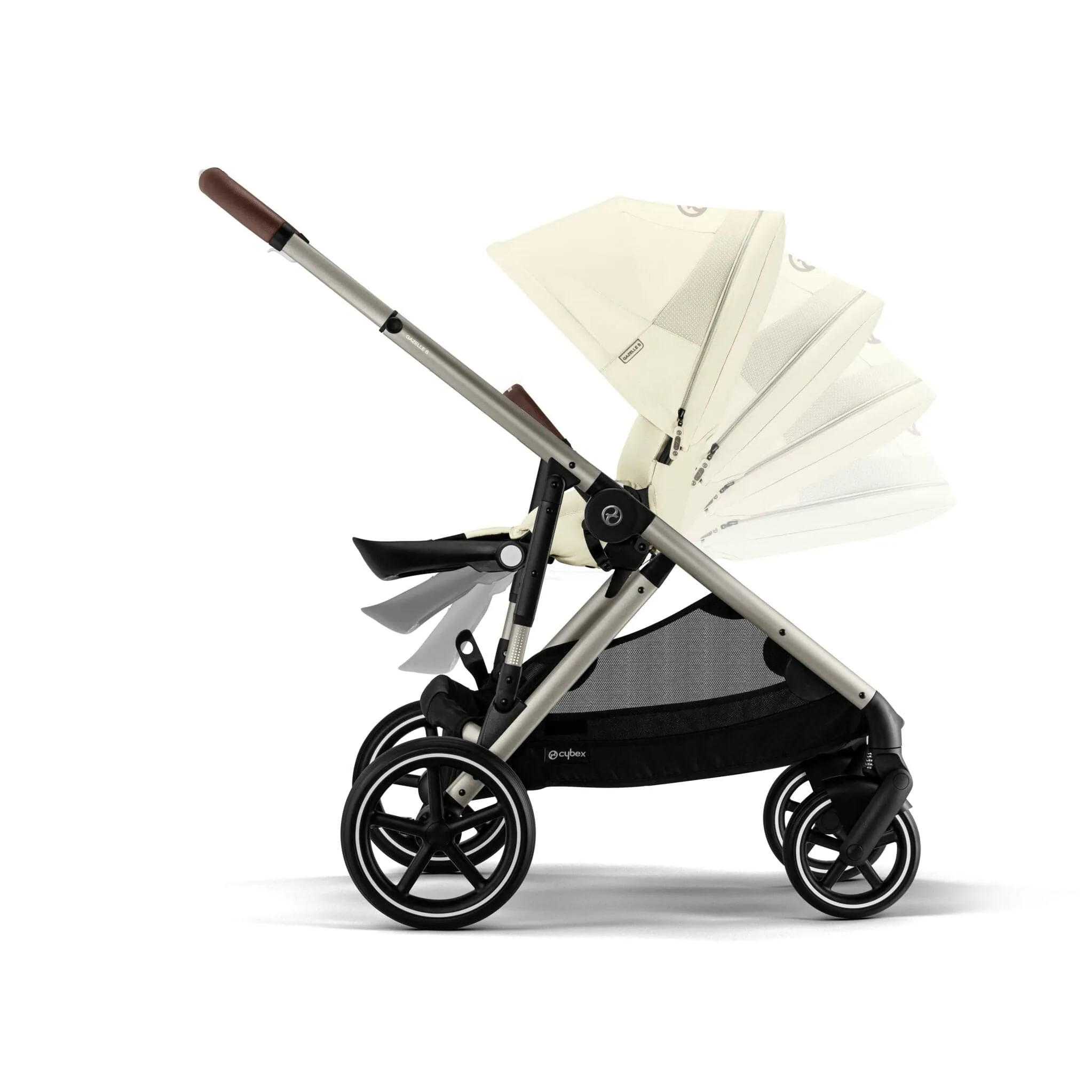 Cybex Gazelle S Comfort Bundle in Taupe/Seashell Beige