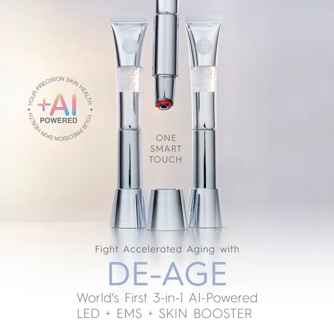 De-Age LED EMS Skin Booster Duo - 20ml x 4