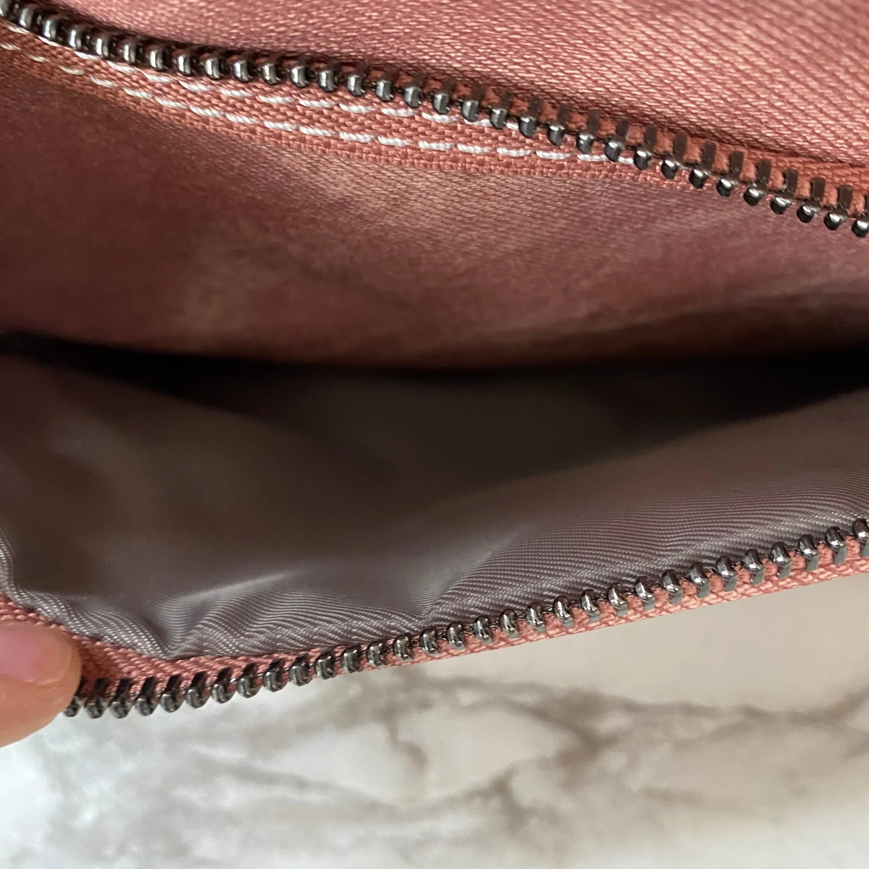 Denim Suede Brooke Backpack   Pouch - PREORDER