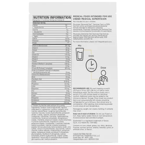 Dextrose-Free (Low Carb) Physicians Elemental Diet