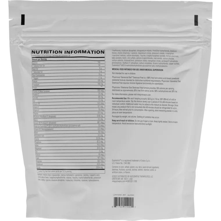 Dextrose-Free (Low Carb) Physicians Elemental Diet