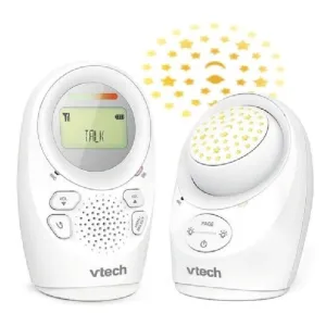 Digital Audio Monitor with Night Light and Projection