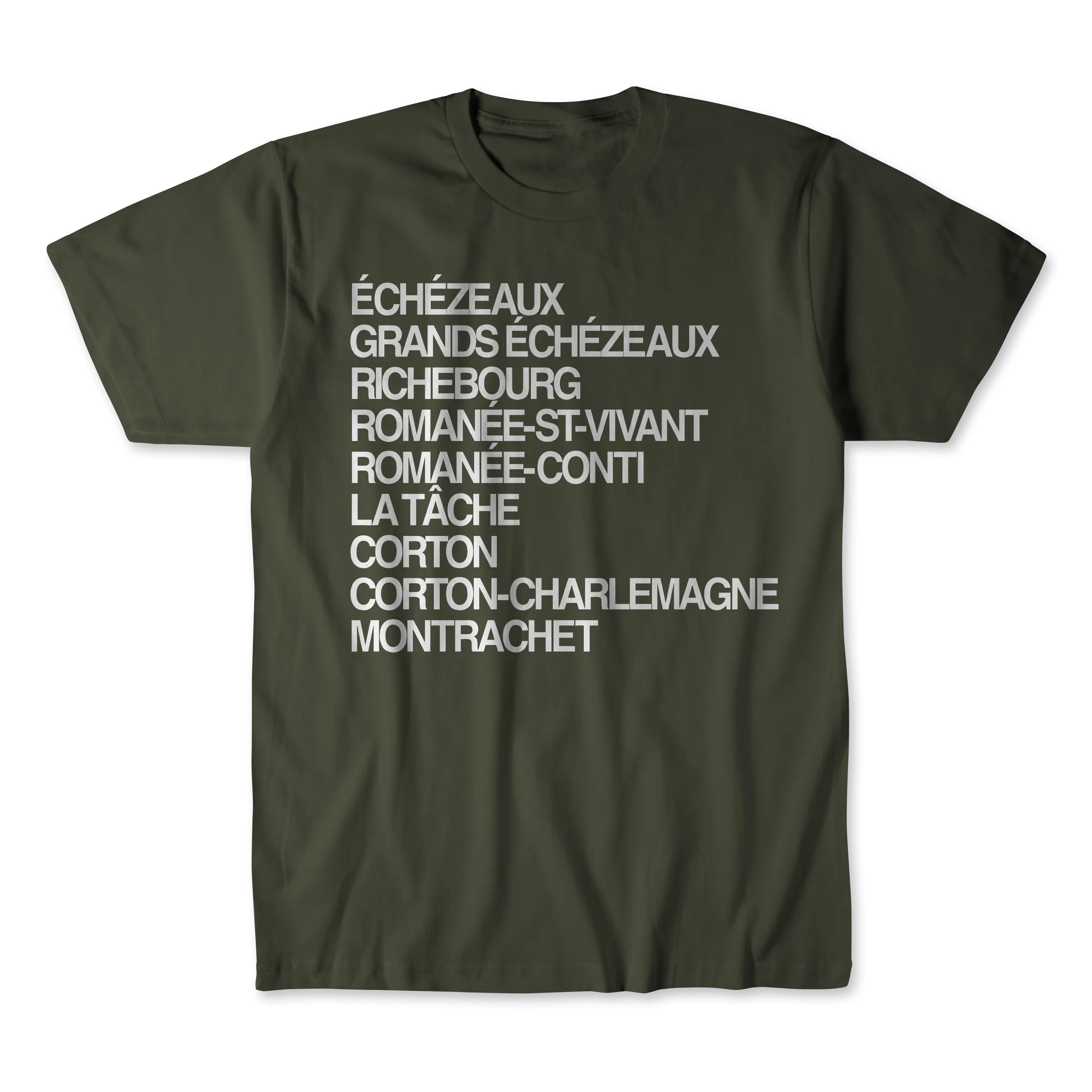 DRC Grand Cru Bucket List Tee