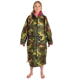 Dryrobe Advance Long Sleeve - Camo Pink Medium