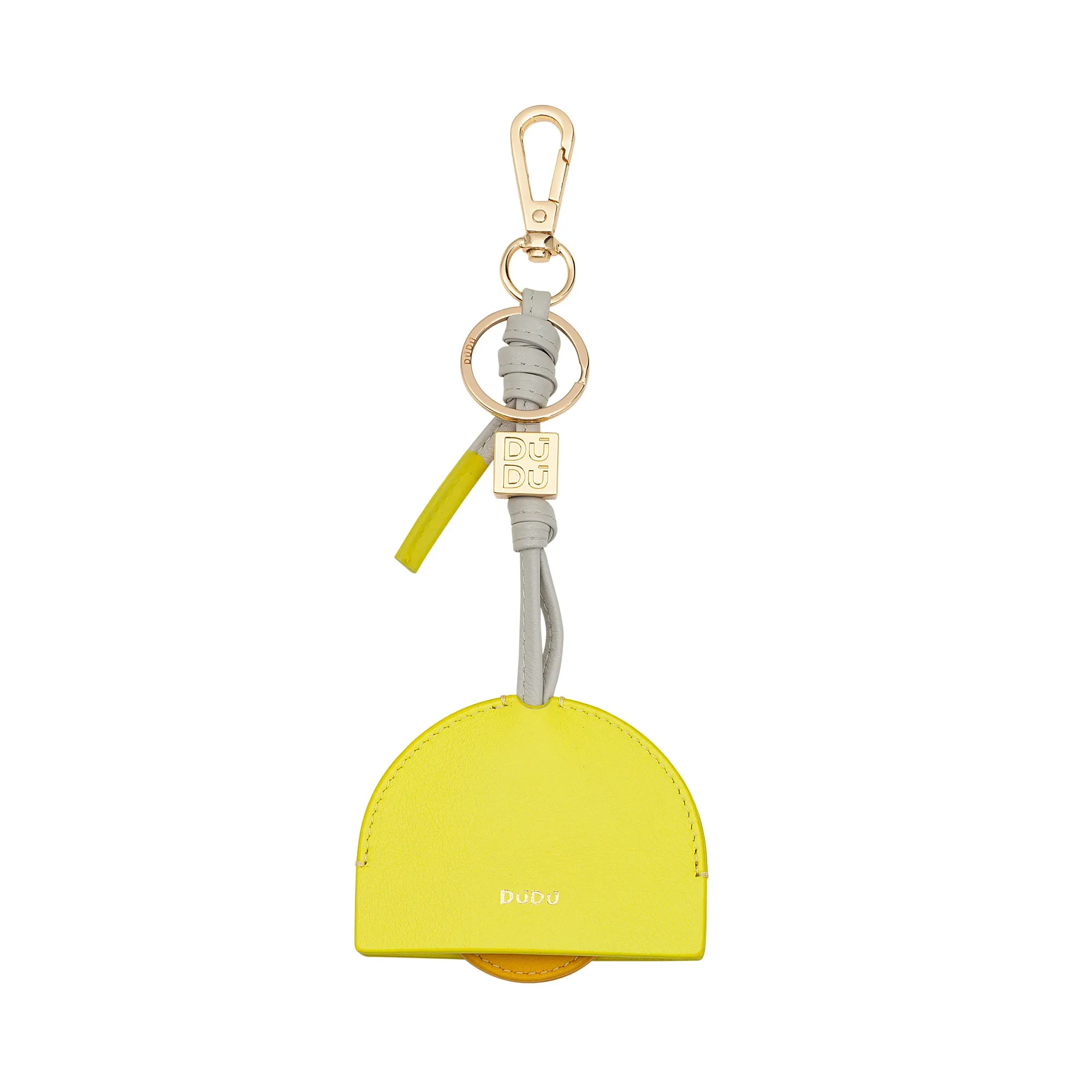 DUDU key ring for leather Airtag, Apple Air Tag compatible case, laptop, with carabiner