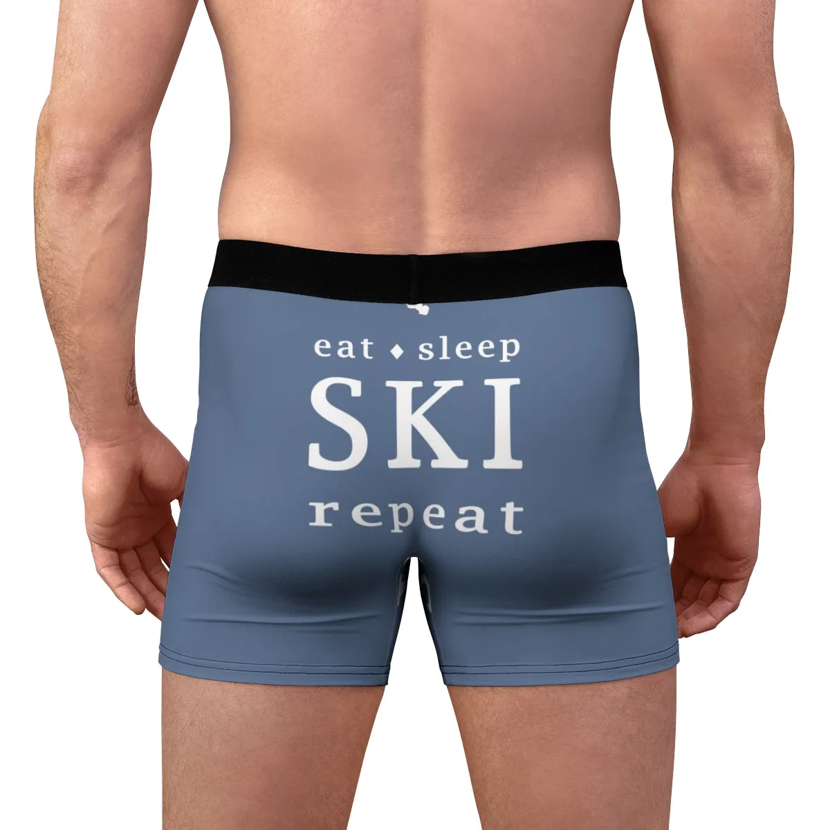 Eat Sleep SKI - Men's Boxer Briefs