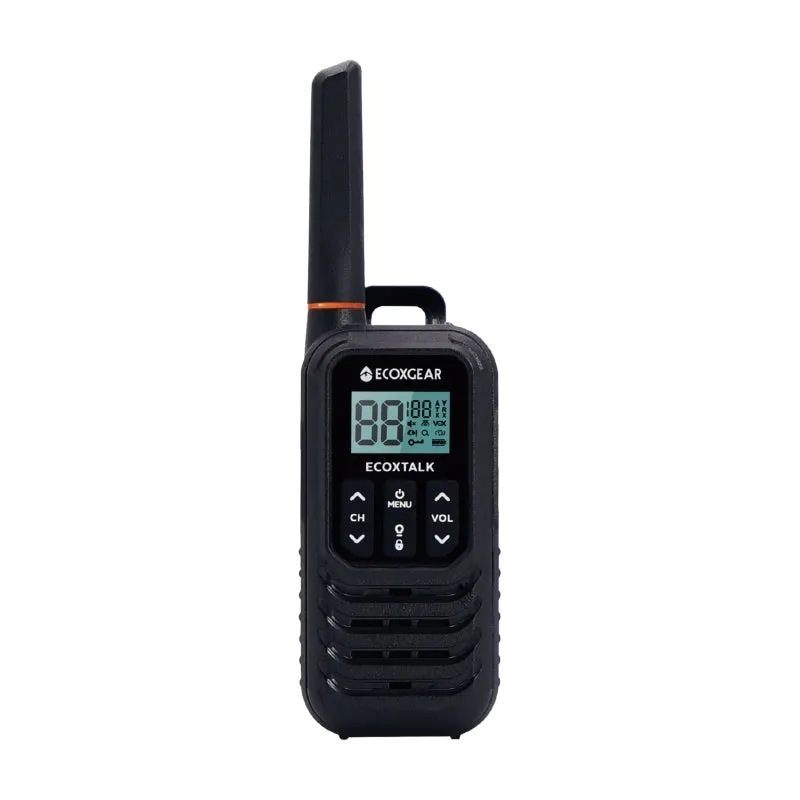 EcoXGear ECOXTALK EXG100 UHF CB Handheld Radio 1W