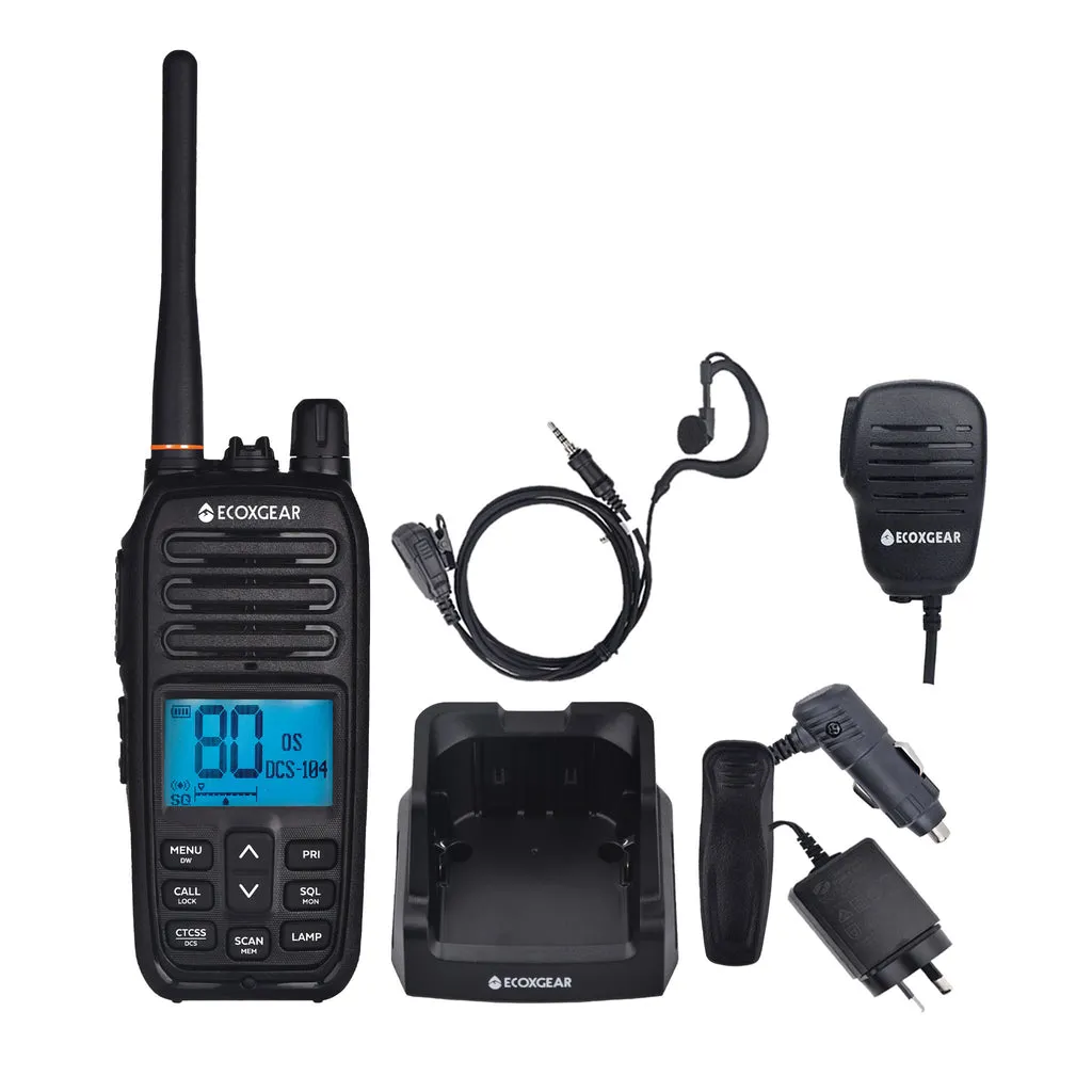 EcoXGear ECOXTALK EXG500 UHF CB Handheld Radio