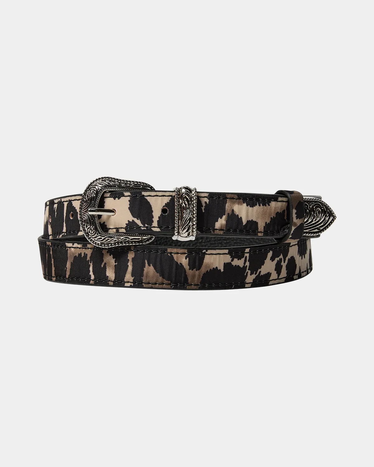 ELIZABETHSY BELTS - Light brown leopard
