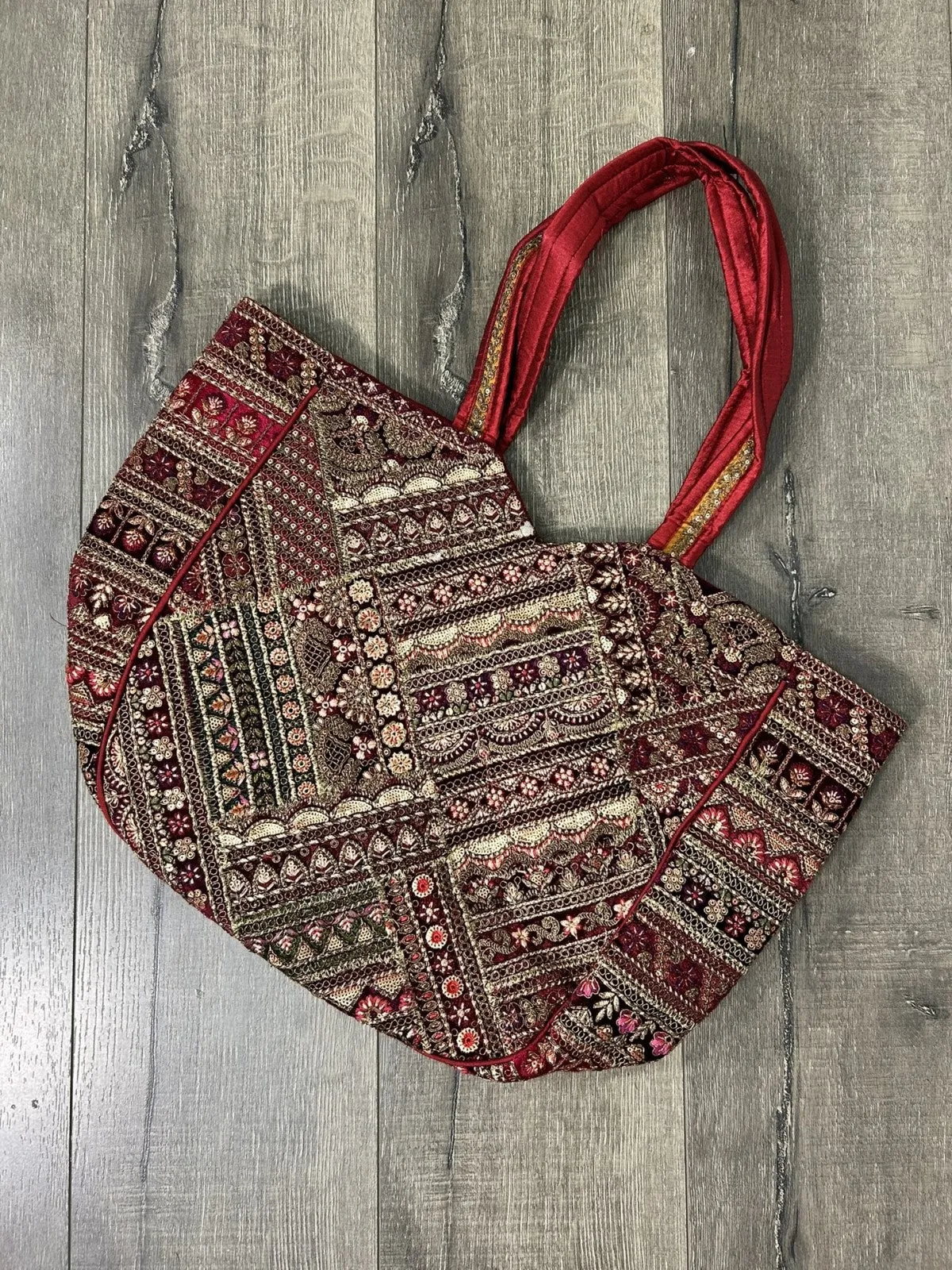 Embroidered & Sequin  Shopper Bag