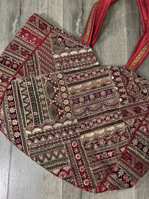 Embroidered & Sequin  Shopper Bag