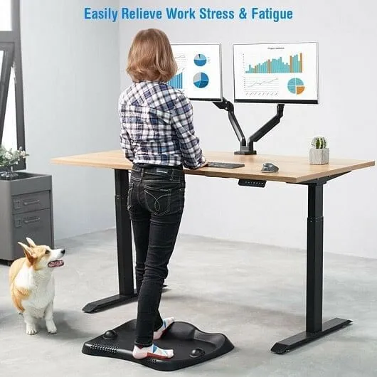 Ergonomic Design Anti Fatigue Standing Floor Foot Mat for Home Office - Color: B